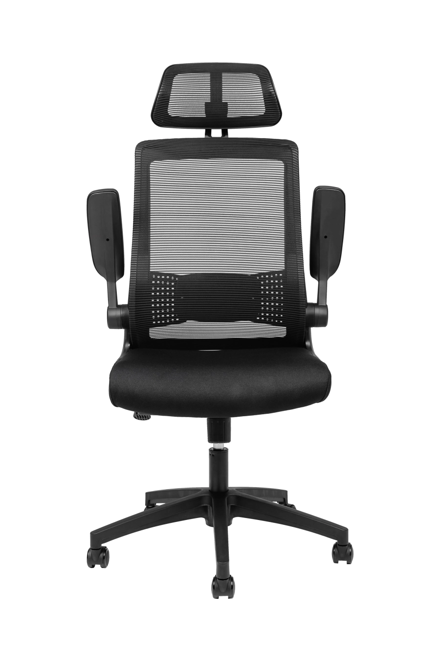 Santander: CUSTÓ Santander îți pune la dispoziție o tetieră reglabilă 3D și un suport lombar 2D, pentru potrivire pe înălțime și adâncime. Șezutul din spumă poliuritanică și spătarul din plasă acrilică lucrează împreună pentru confort și pentru a preveni supraîncălzirea. Cotierele „flip-up” se ridică la nevoie, eliberând spațiu atunci când te apropii de birou sau când dorești libertate de mișcare. Baza rotativă și roțile din nailon asigură deplasări line chiar și pe suprafețe lucioase. Alegerea perfectă pentru profesioniștii care își doresc confort ajustabil și versatilitate maximă.