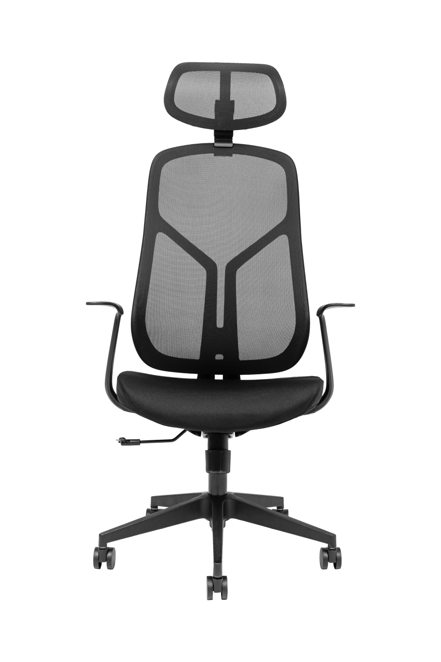 Bari: CUSTÓ Bari combină o tetieră 3D cu un șezut confortabil pentru sprijin personalizat în fiecare moment al zilei. Spătarul din plasă acrilică lasă aerul să circule, menținând o temperatură plăcută chiar și în proiecte maraton. Suportul lombar fix stabilizează curbura spatelui, iar cotierele fixe oferă un punct sigur de sprijin la tastare. Roțile din nailon protejează podeaua și alunecă fără zgomot, susținând mobilitatea în birourile open-space. Finisajul negru sobru se potrivește perfect în mediile corporative unde profesionalismul este esențial.