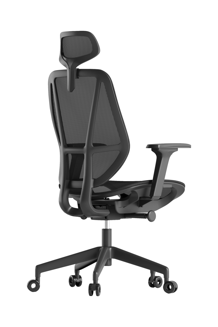 Oslo: CUSTÓ Oslo demonstrează că sustenabilitatea poate fi confortabilă: șezutul și spătarul sunt din plasă elastomerică reciclată, elastică și bine ventilată. Reglajul de adâncime al șezutului te ajută să găsești poziția optimă, iar brațele ajustabile pe înălțime reduc tensiunea la umeri. Suportul lombar fix stabilizează coloana, în timp ce tetiera fixă menține capul într-o poziție neutră. Roțile din poliuretan rulează lin și silențios, protejând podeaua. Nuanțele discrete negru-gri se potrivesc birourilor orientate spre ESG fără a compromite designul.