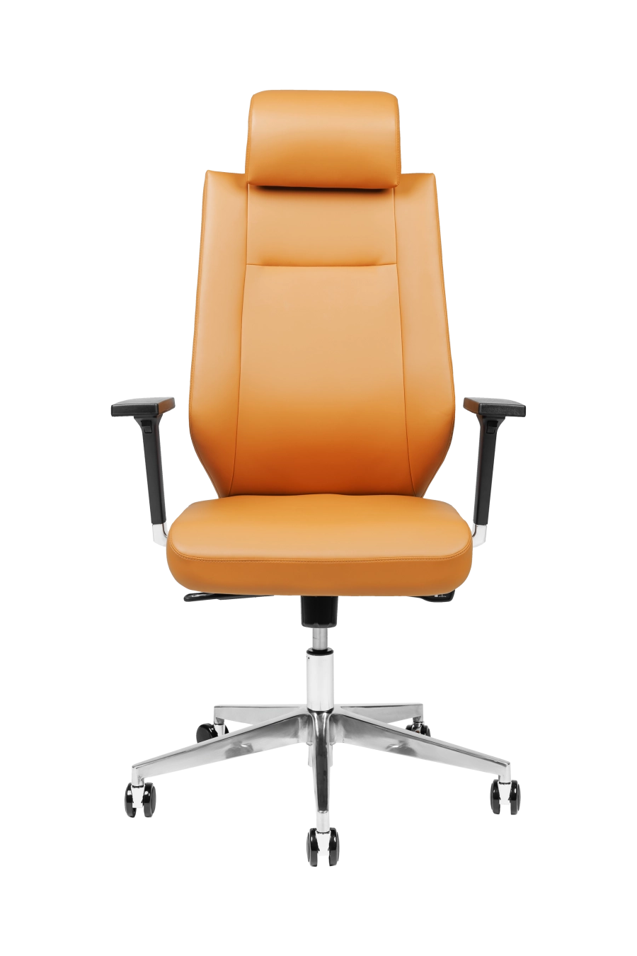 Barcelona: CUSTÓ Barcelona combină suplețea pielii artificiale de calitate premium cu avantajul cotierelor 3D, care se reglează rapid pe înălțime, adâncime și rotație pentru o postură relaxată la tastatură. Șezutul ergonomic este capitonat cu spumă de înaltă densitate, iar spătarul urmează linia spatelui, tetiera fixă susținând coloana cervicală în pauzele scurte. Mecanismul de balansare îți permite să alternezi între lucru intens și destindere. Accentele oranj energizează spațiul de lucru și adaugă personalitate fără a distrage atenția.